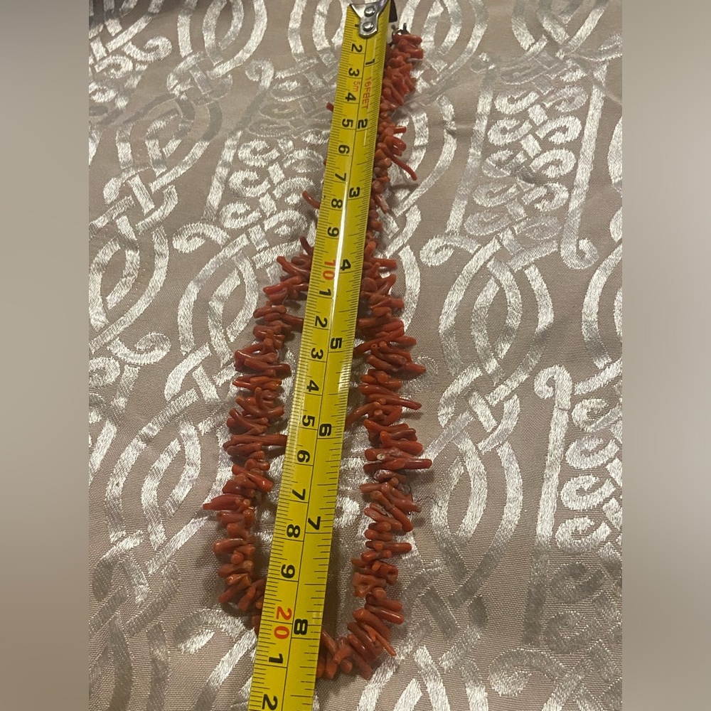 Vintage Branch Coral Necklace #9256 ❤️‍🔥 - Picture 7 of 10